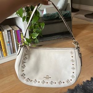 White coach bag